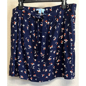 Floral Navy Skirt